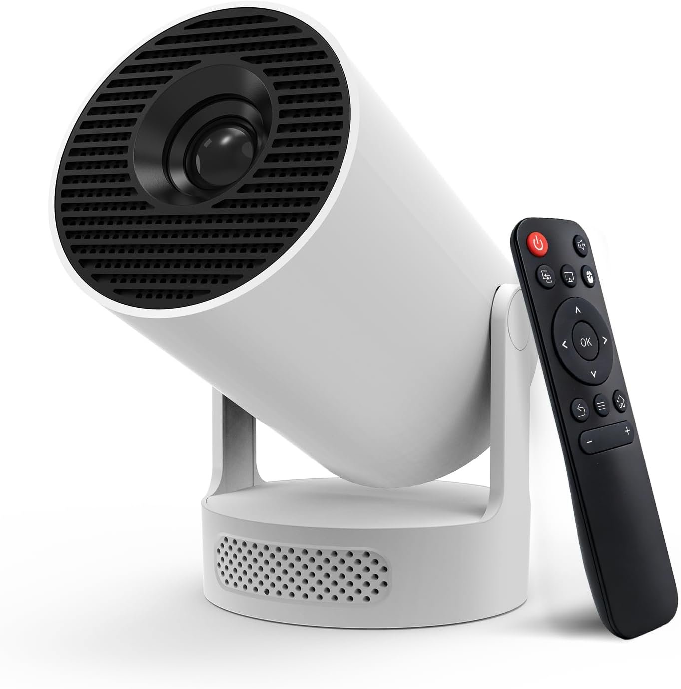 Vidéoprojecteur avec WiFi 6 et Bluetooth 5.4,Mini Portable Projecteur 4K 1080P Auto Keystone Correction 180° Rotation