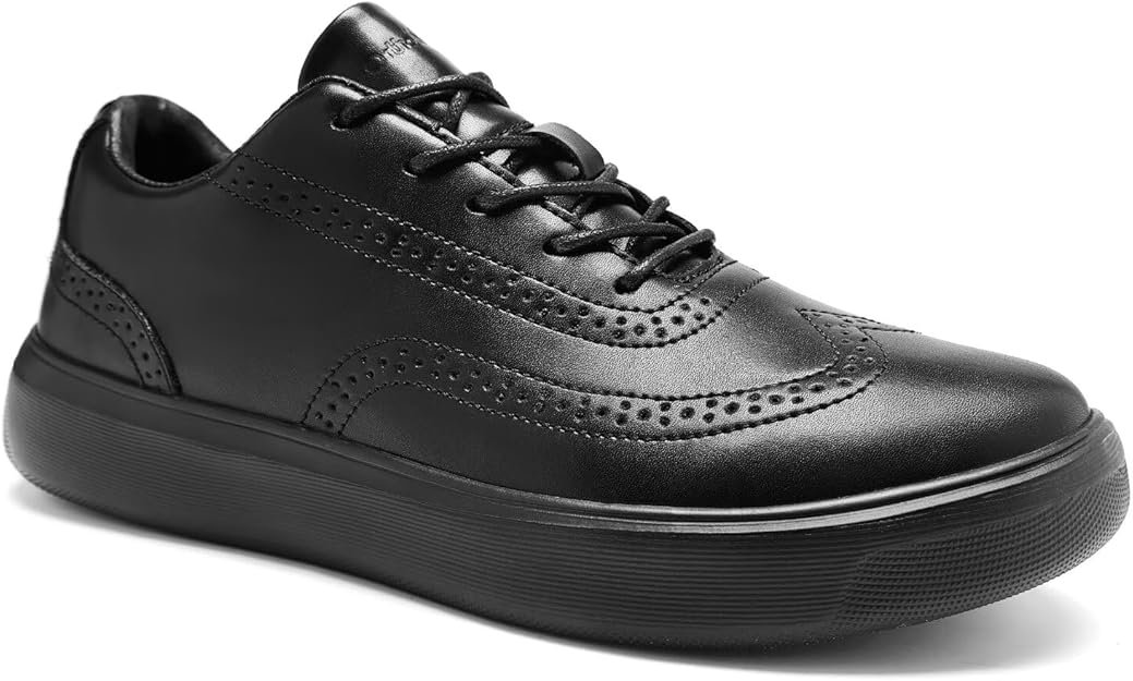 Chaussures Orthopédiques Homme en Cuir – Oxford Confort avec Soutien de Voûte Plantaire