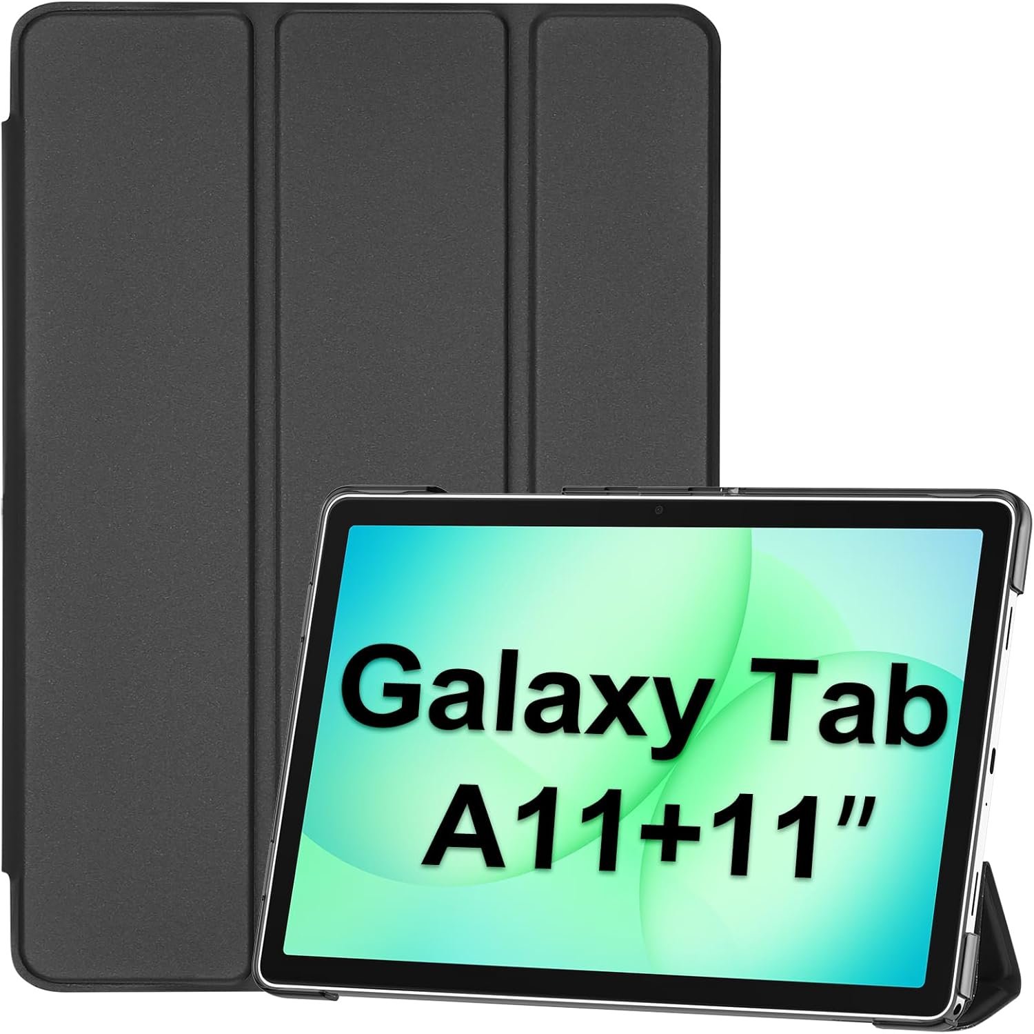 ProCase Coque pour Samsung Galaxy Tab A11+ (SM-X230) 2025/ A9+ (SM-X210) 2023 11”,Étui de Protection Tablette Galaxy(Noir)