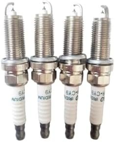 Bougies d'allumage à Double Iridium 90919-01298 compatibles avec Toyota C-HR 1.8 Hybrid 2ZR-FXE ZYX10 ZYX11-FC16HR-CY9 (4 pièces)