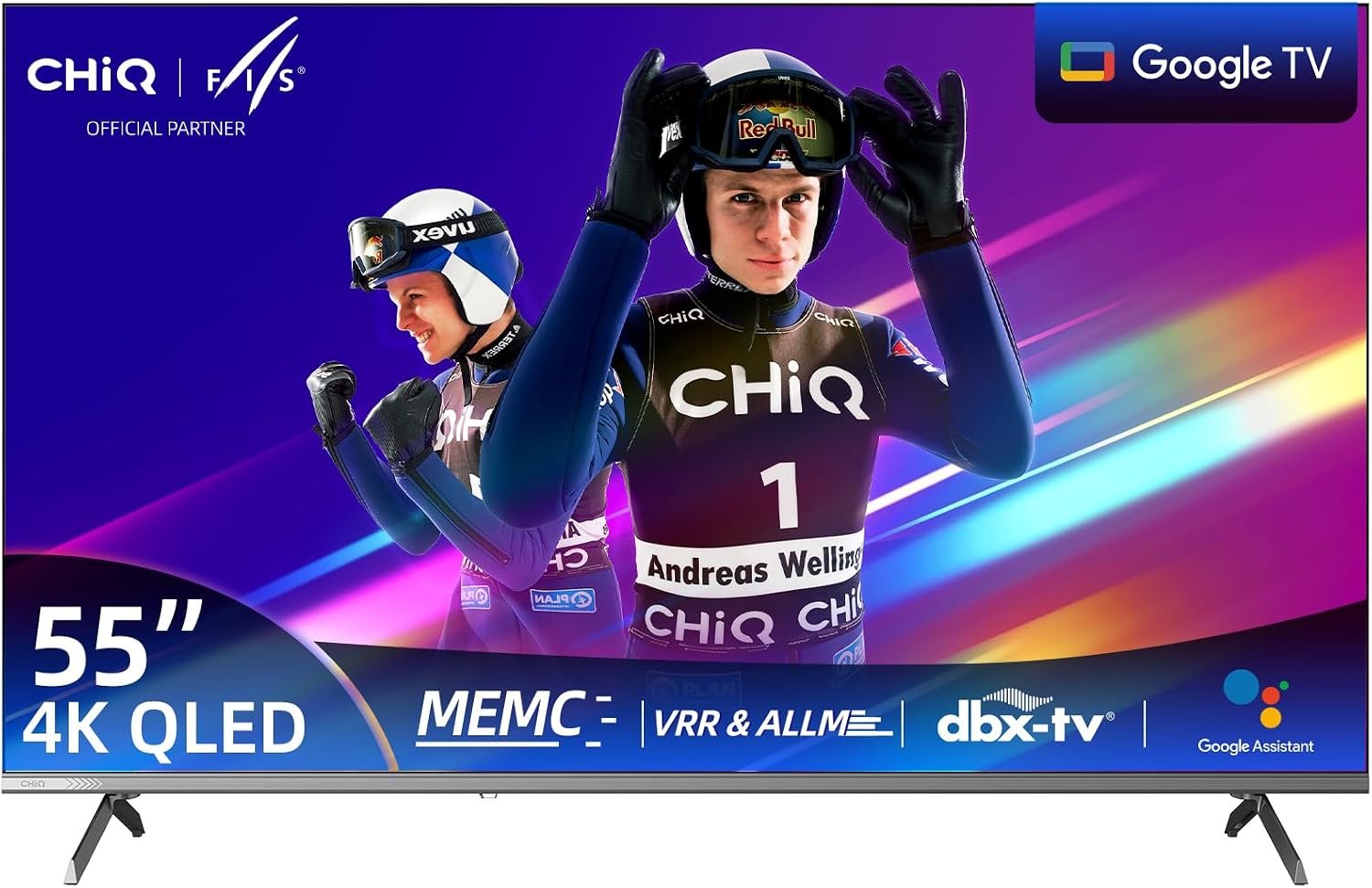 TV Connectée 55 Pouces 4K UHD QLED Google TV (U55QST)