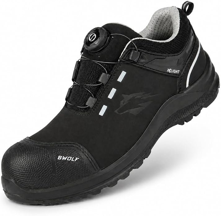 Defender Fit S3S Chaussures de sécurité légères pour homme et femme S3 Imperméables Sans métal Embout