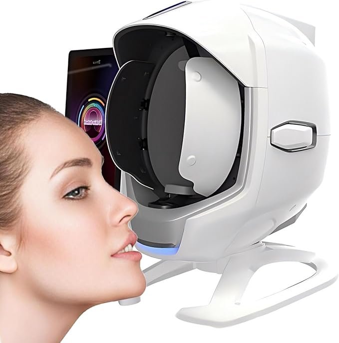 Analyseur de Peau et Appareil de Diagnostic Facial Intelligent IA, détecteur d'analyse de Peau 15,6", analyseur d'hydratation Facial Intelligent, évaluation de l'état de la Peau