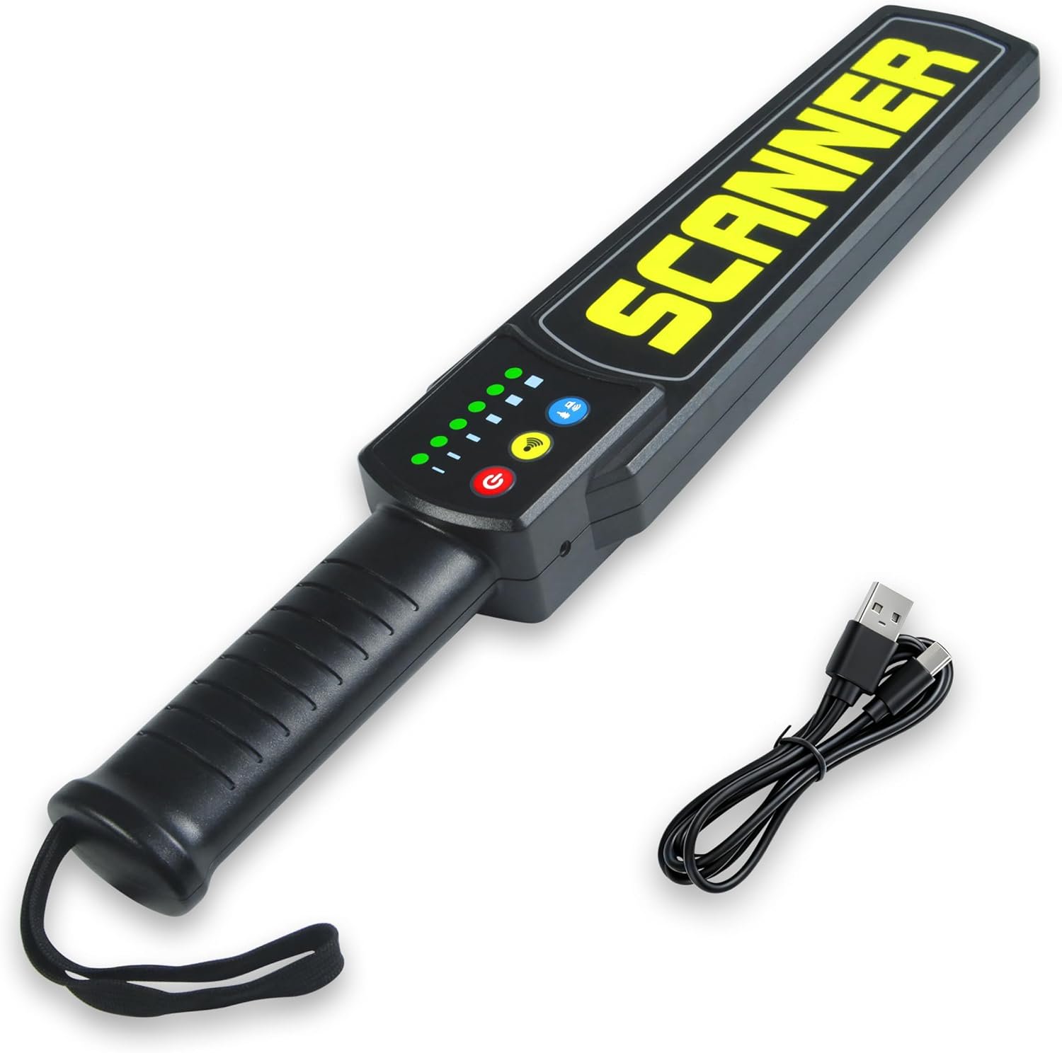 Détecteur de métaux rechargeable portable Wand