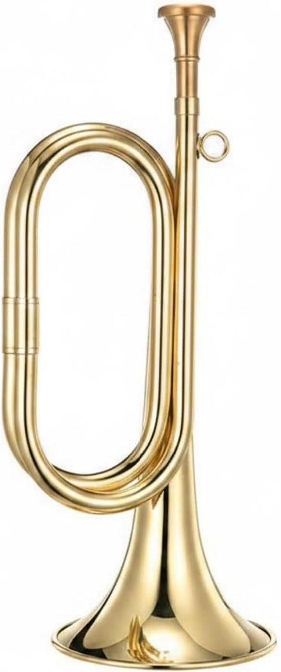 Cavalerie en Laiton Trompette Instrument, Trompette De Marche FH-70, Environ 290g, 32 11cm Non Un Instrument De Fanfare,