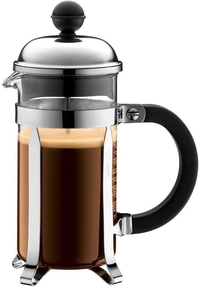 CHAMBORD Cafetière à piston, 3 tasses, 0.35 l, acier inox