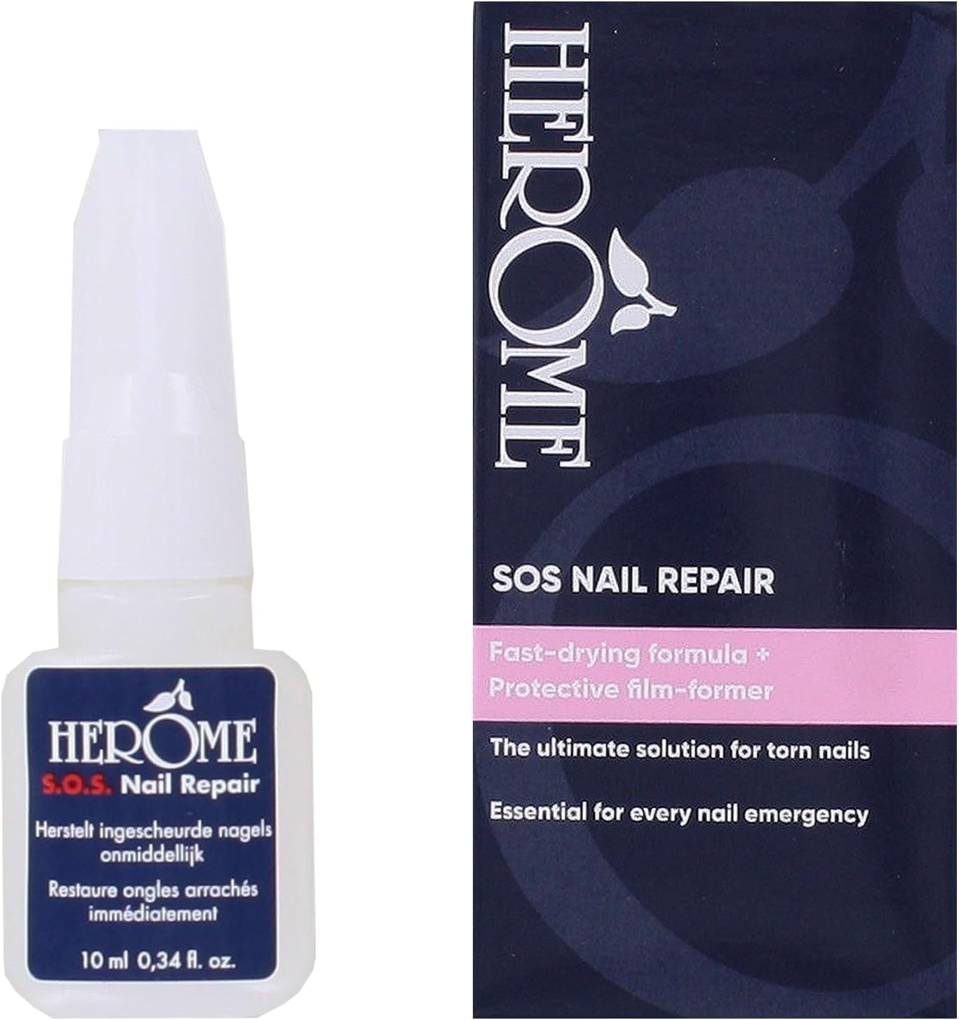 SOS Colle pour Ongles (Nail Repair) - pour la Réparation des Ongles Fendus et Fissurés - 10ml