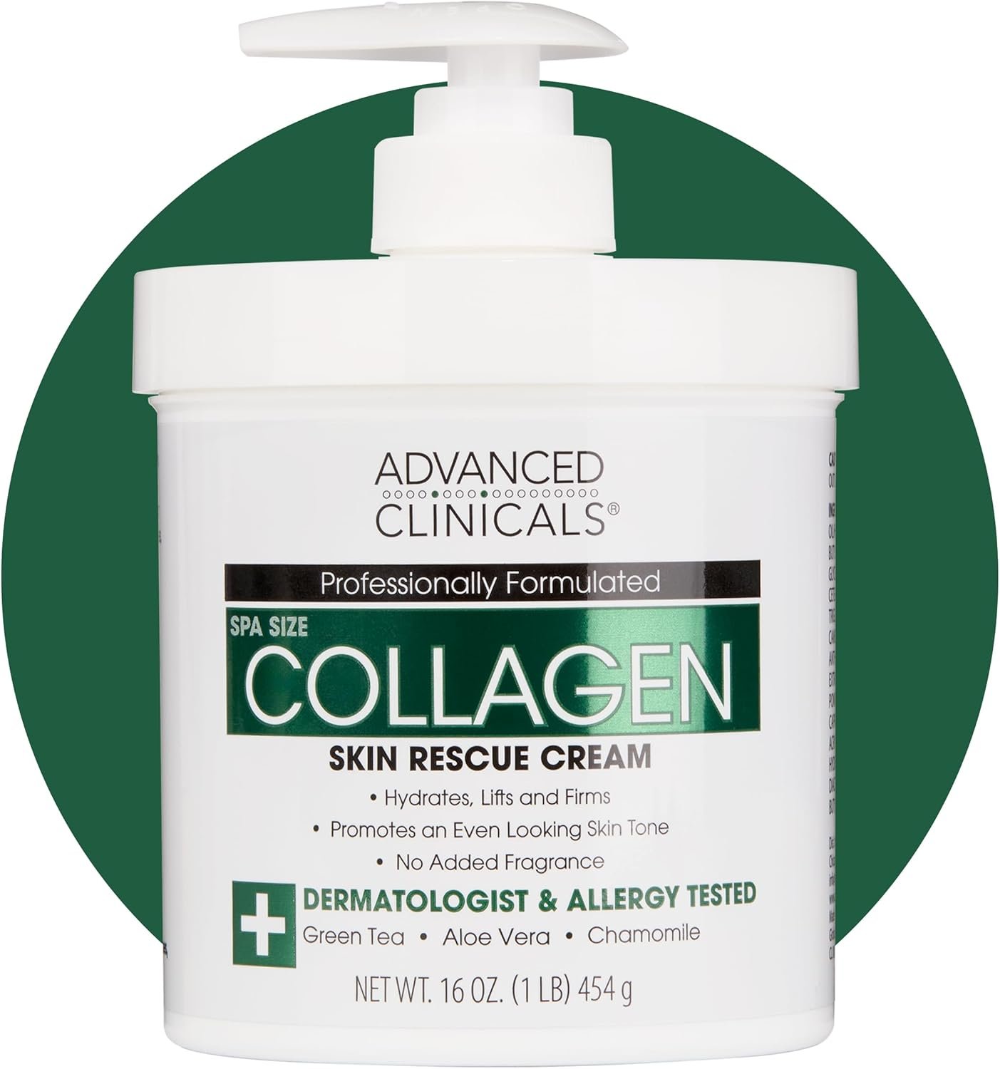 Lotion réparatrice pour la peau au collagène Advanced Clinicals