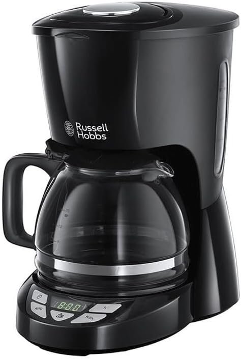 Cafetière filtre [Programmable, Technologie WhirlTech pour extraction & arôme optimaux] Textures (10 tasses, verseuse en verre 1,25L, plaque chaude, auto-off) 22620-56