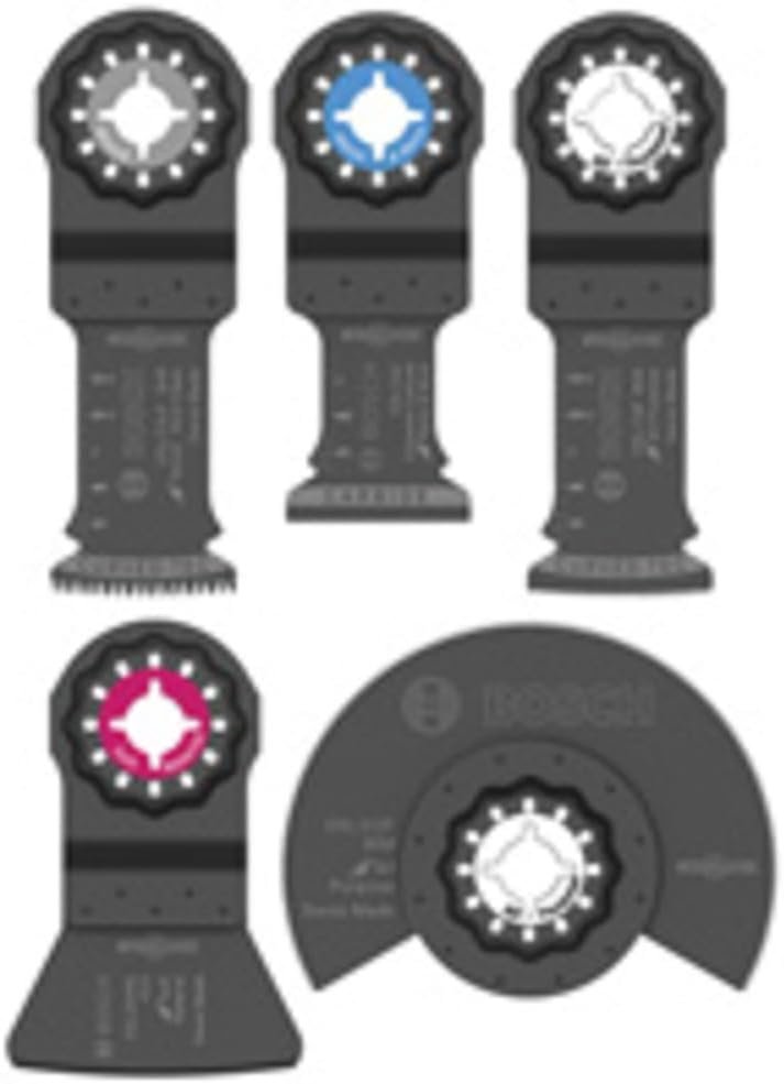 Bosch OSL005C 5 pc. Starlock® Oscillating Multi-Tool Accessory Blade Set