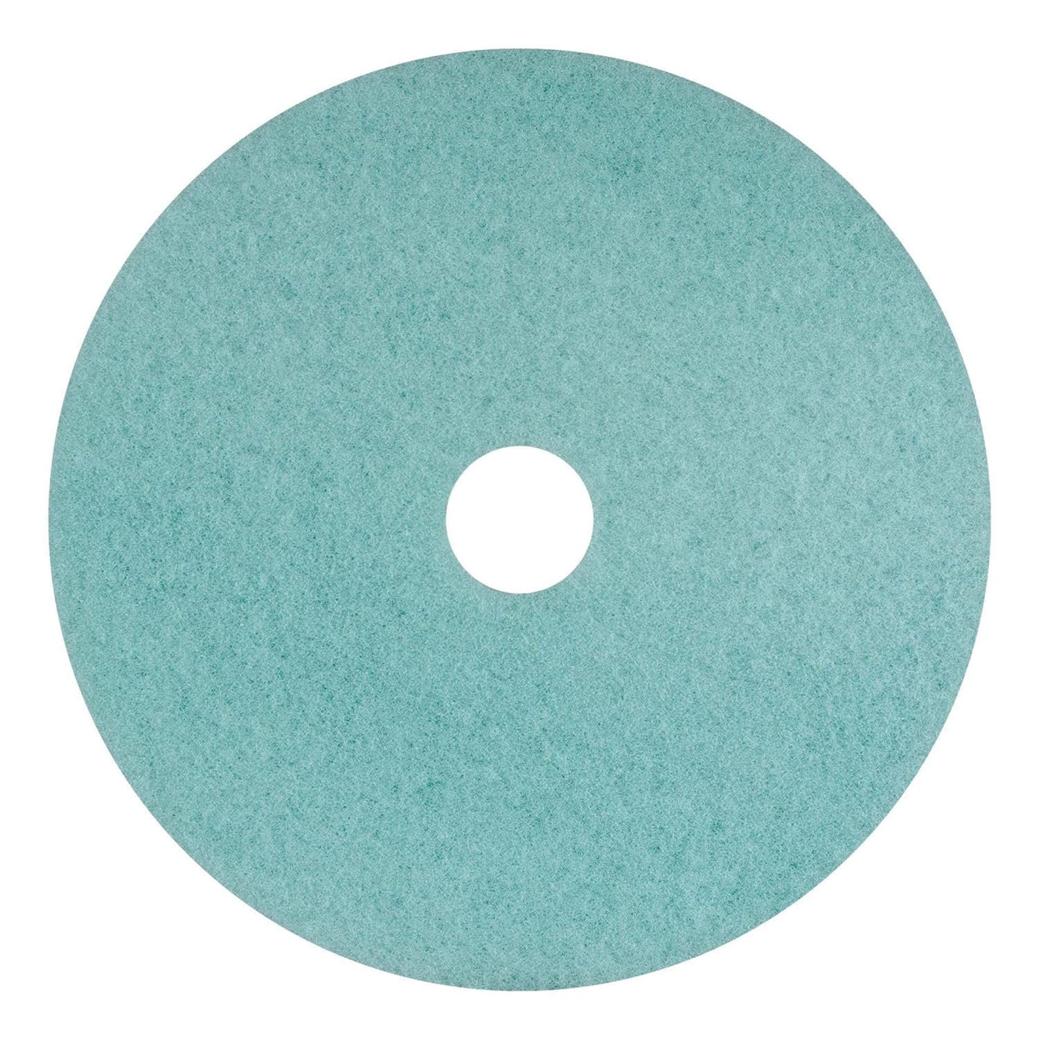 Americo Luster Lite Ultra High Speed Burnishing Floor Pad, Polish to High Gloss Finish, 13" Diameter, 5 Pads/Case, Made in USA