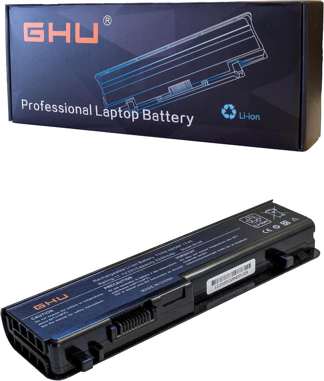 Batterie Dell U164P N855P N856P M905P – 6 cellules – Compatible Studio 17, 1745, 1747 et 1749 – Références U150P, 312-0196, 312-0186, OW077P, M909P, W088