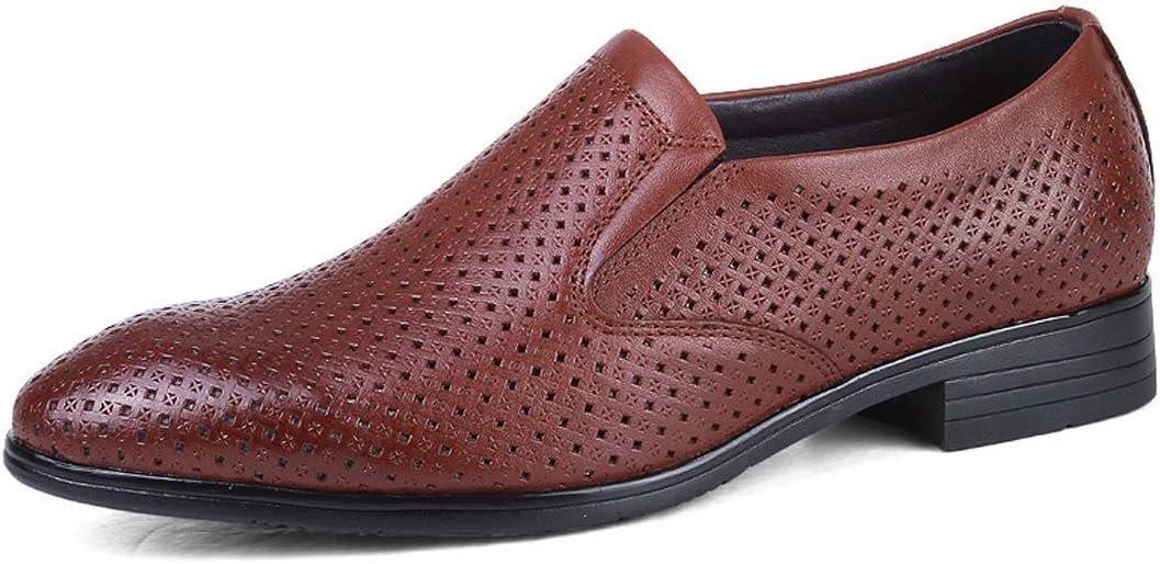 Chaussures en Cuir à Bout Pointu pour Homme