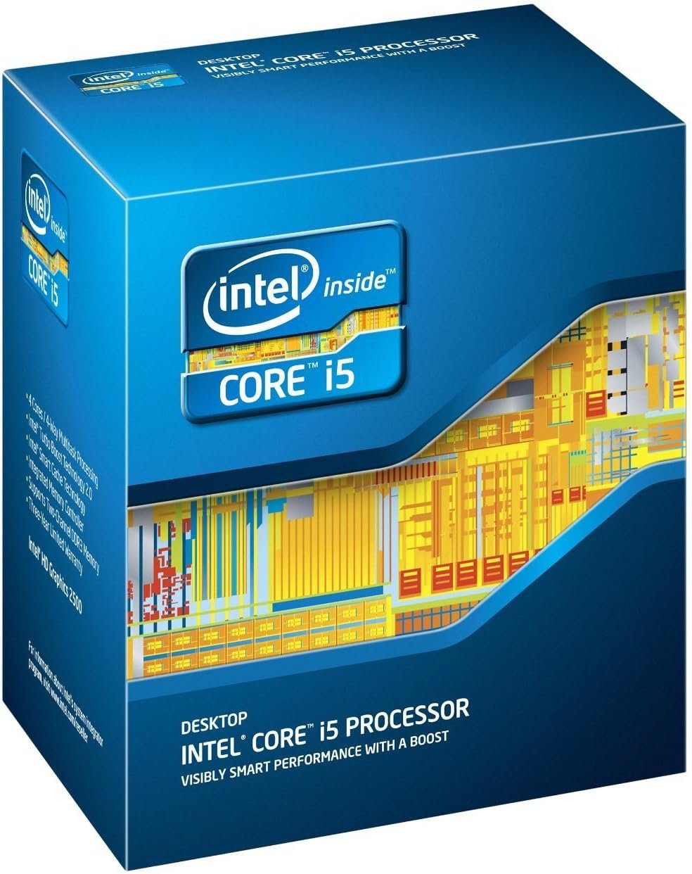 Intel Core i5-3470 Processeur Quad-Core 3,2 GHz 4 Core LGA 1155 - BX80637I53470 (Reconditionné)