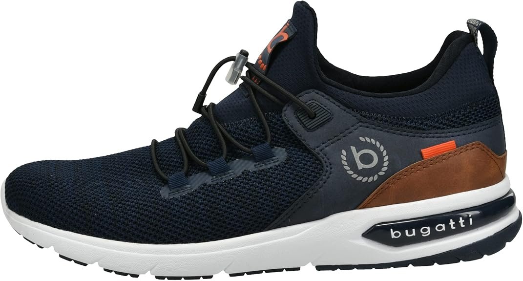 Baskets Sportives avec Mousse À Mémoire de Forme au Design Sportif, Lacets Élastiques, Respirantes BasketHomme