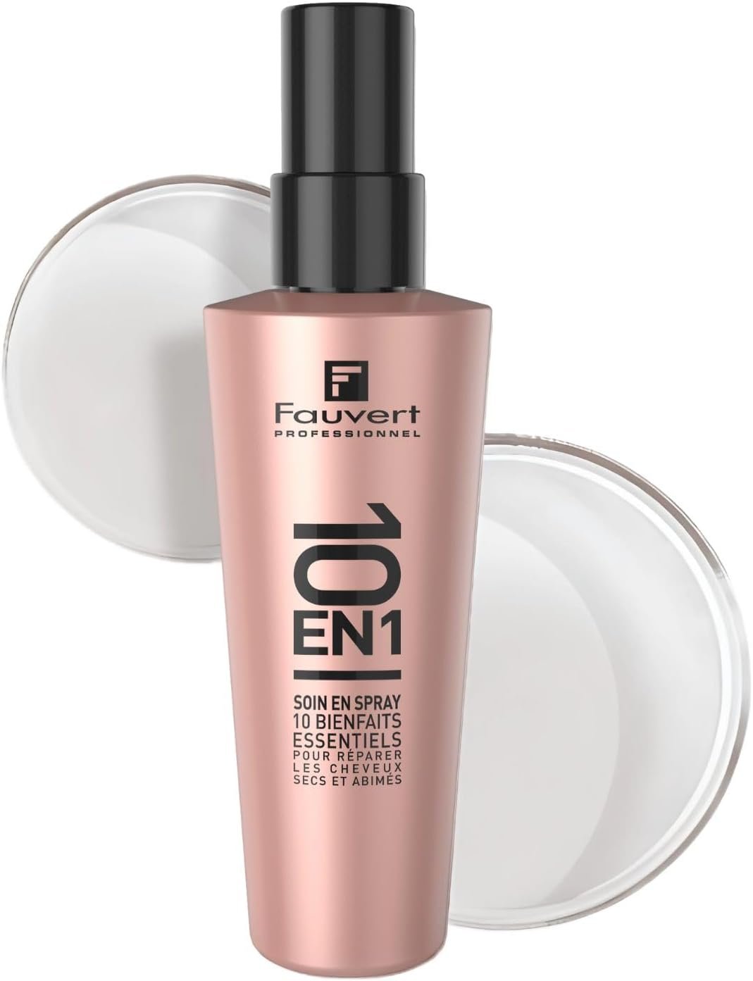 Fauvert Professionnel Soin Cheveux 10 en 1 Sans Rinçage - Protéine de Soie + Huile d’Amande Douce
