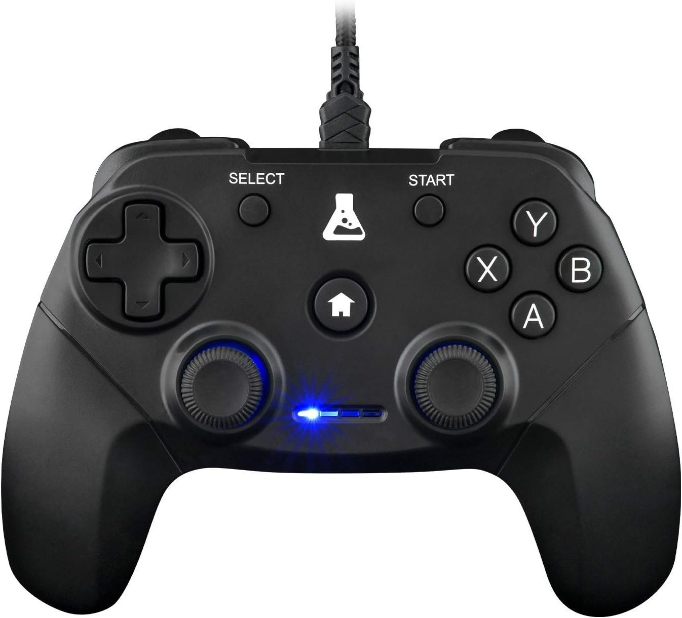 The G-Lab - K-Pad Thorium - Manette Gaming PC & PS3 Filaire USB avec Vibrations Intégrées, Gamepad Contrôleur de Jeu connecté par Fil - Manette de Jeu pour PC Windows 10, 11, PS3 - New