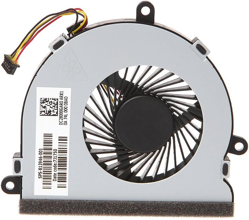Ventilateur de processeur pour ordinateur portable HP série 15-AC DC28000GAR0 SPS-813946-001