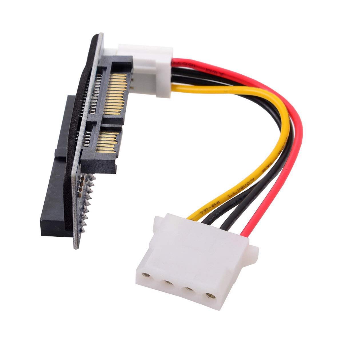 IDE/PATA Adaptateur convertisseur 40 broches vers SATA femelle pour ordinateur de bureau et disque dur 3,5"