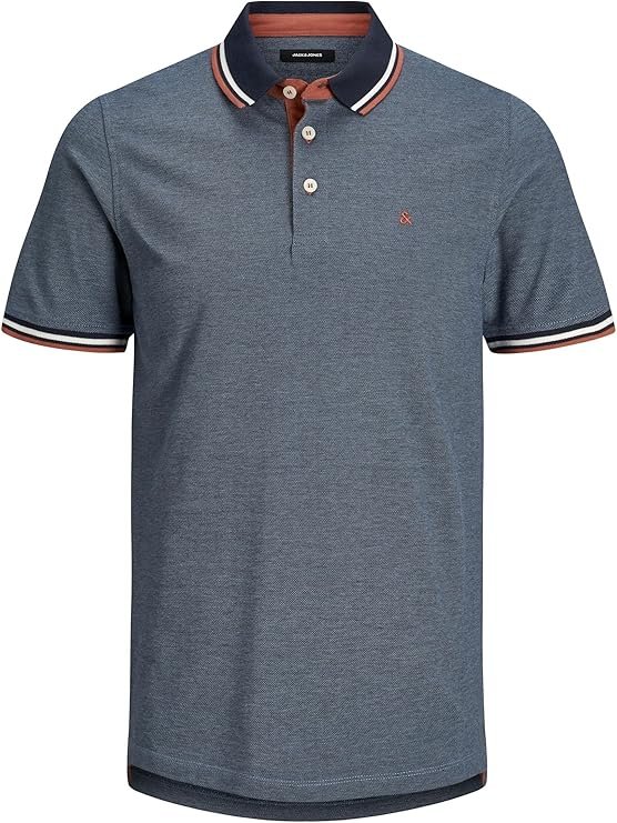 Polo Uni Col Chemise JACK & JONES