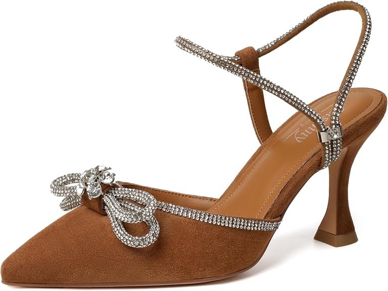 Brownsuede Bow