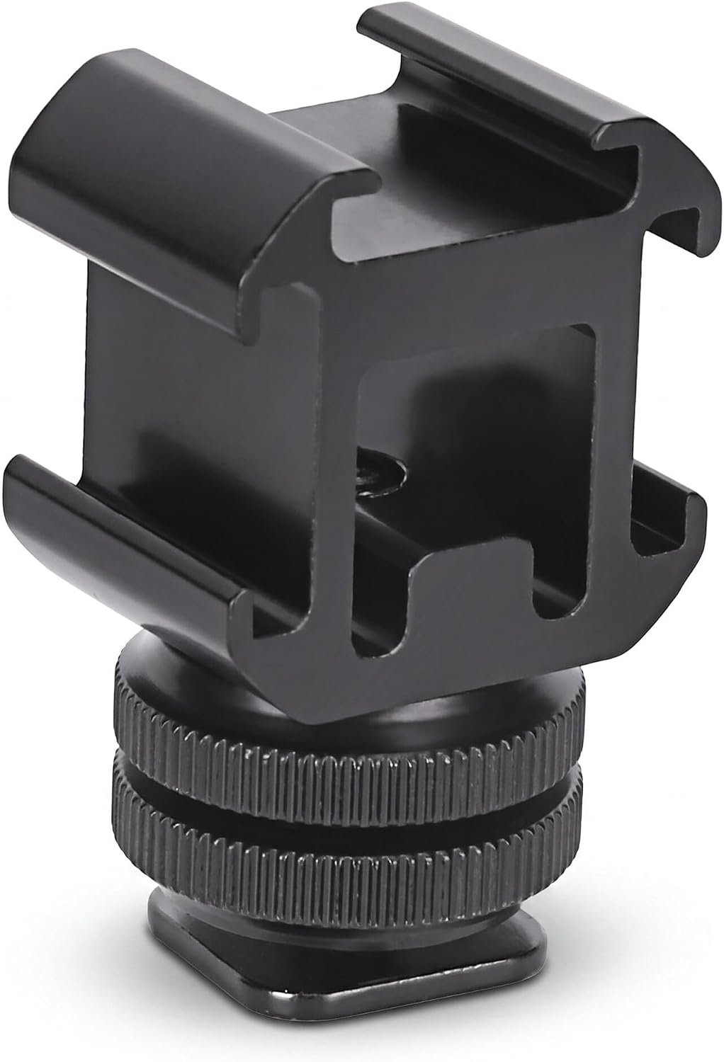 Trois adaptateurs de montage de chaussures chaudes et froides, 1/4" double couche de montage à vis Moniteur de caméra Microphone Support de montage de chaussure Flash pour diverses caméras