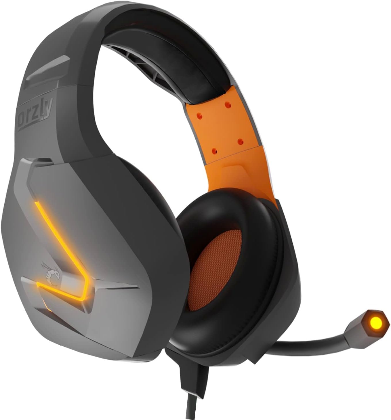 Casque de Jeu pour PC et Consoles de Jeu PS5, PS4, Xbox Series X | S, Xbox One, Nintendo Switch et Google Stadia - Son stéréo avec Micro antibruit - Hornet RXH-20 Édition Vesuvius
