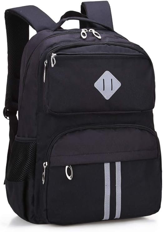 Sac D'école Garçon Cartables Scolaires Fille,Multi-poches Scolaire Sac avec Sesign Réfléchissant,Étanche Sacs d'école pour Enfants,Sac à dos décontracté Adolescence Cartables