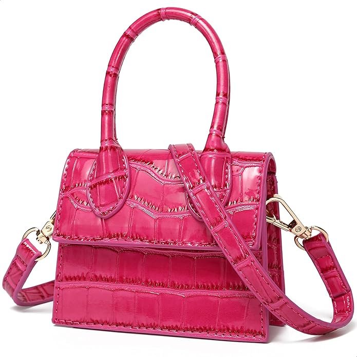 Hot Pink Crocodile Pattern
