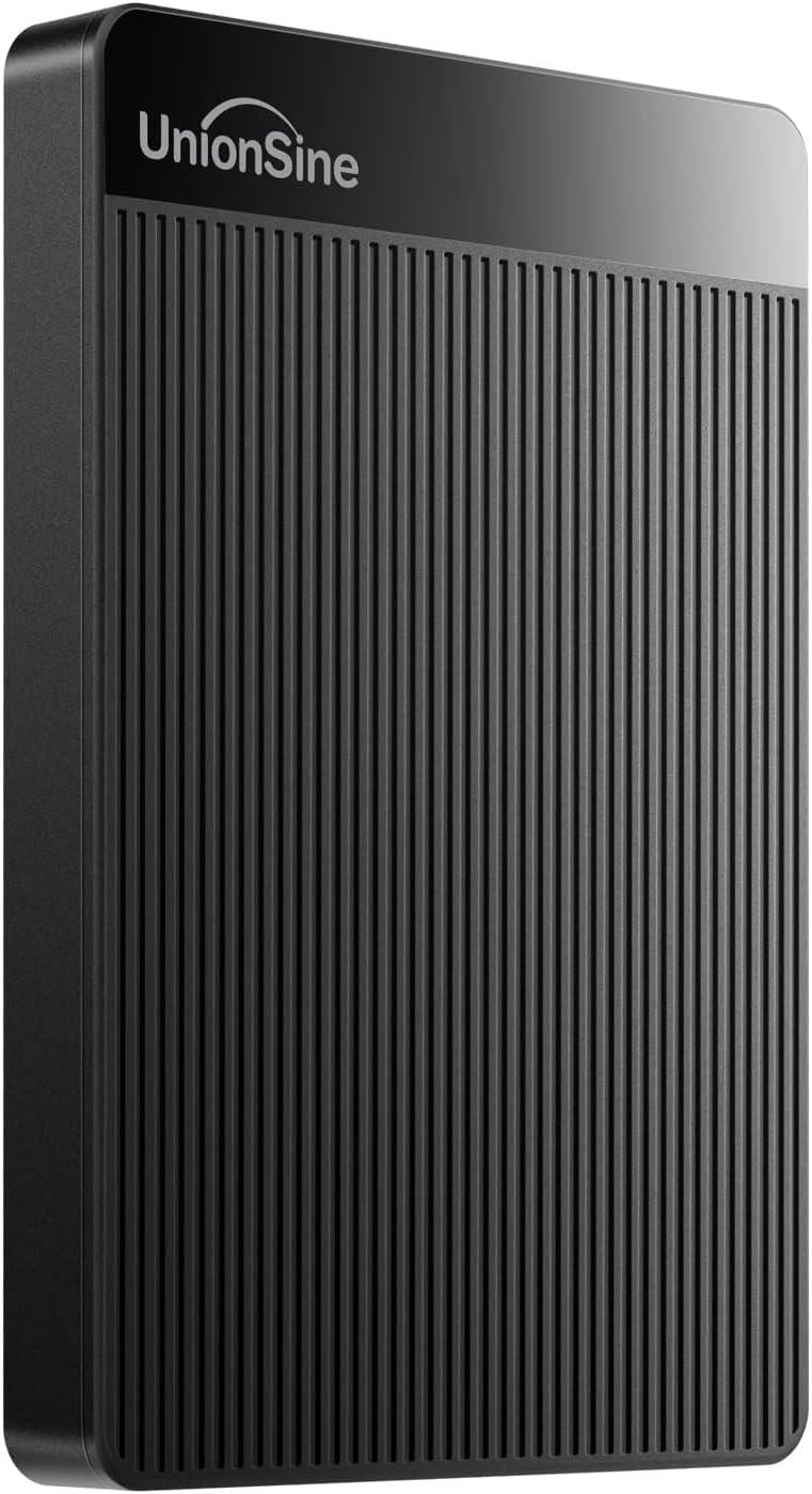 Disque Dur Externe Portable 500Go Ultra-Mince 2.5" USB 3.0, SATA Stockage HDD pour PC, Mac, Ordinateur de Bureau, Wii U, Xbox, PS4