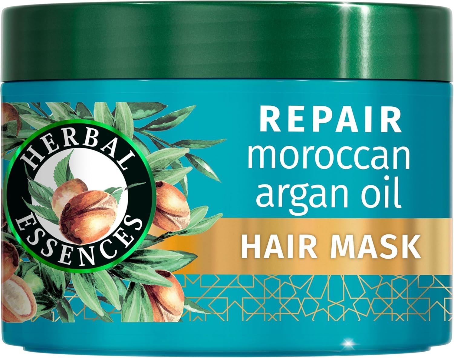 Masque Capillaire Réparation À Base D’Huile D’Argan Du Maroc 500ml Pour Cheveux Abîmés, Nutrition Intense Pour Des Cheveux Plus Doux Et Plus Lisses, Avec De L’Huile D’Argan Pure, Végan