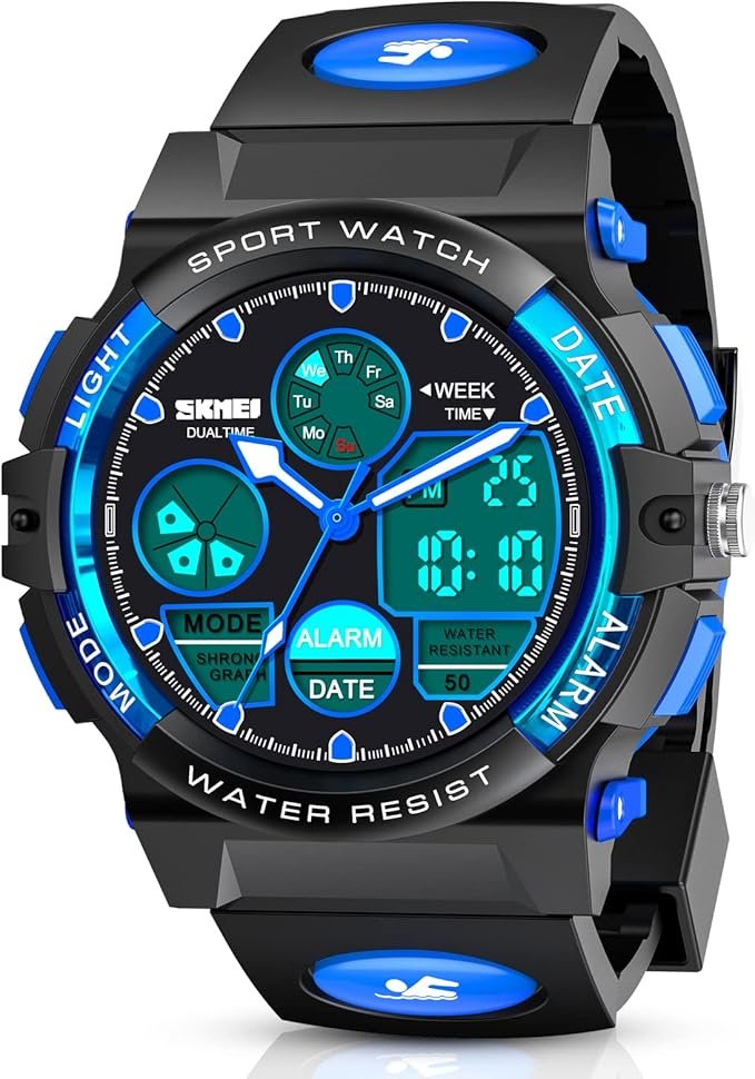 Montre Enfant LED Multi-Styles Réveil pour Enfants