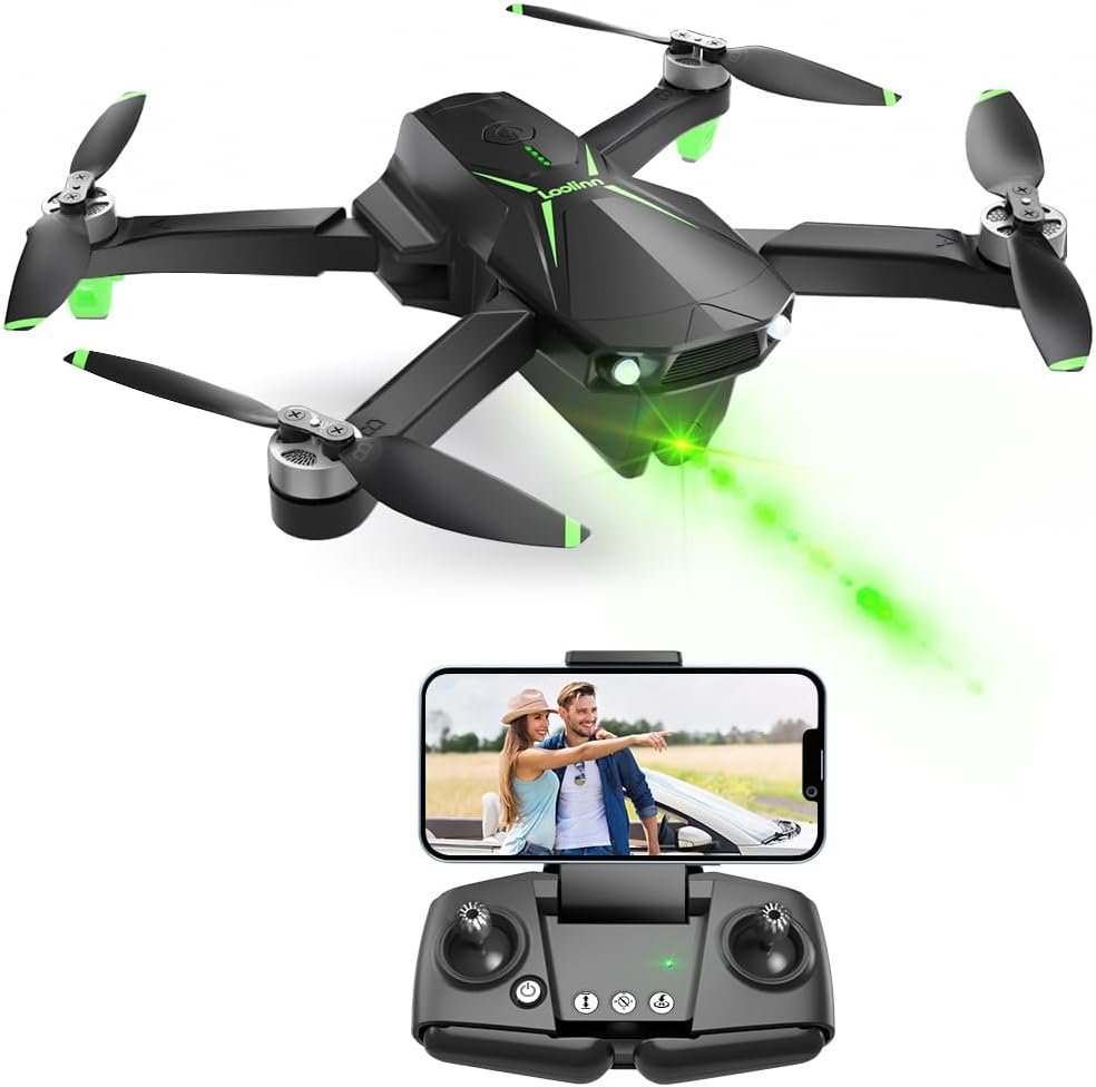 Drone avec Caméra 4K pour Débutants Moins de 250g, 50 Minutes de Vol, Deux Batteries, Photos 4K, Vidéos 2K, Retour Intelligent GPS - Drone GPS
