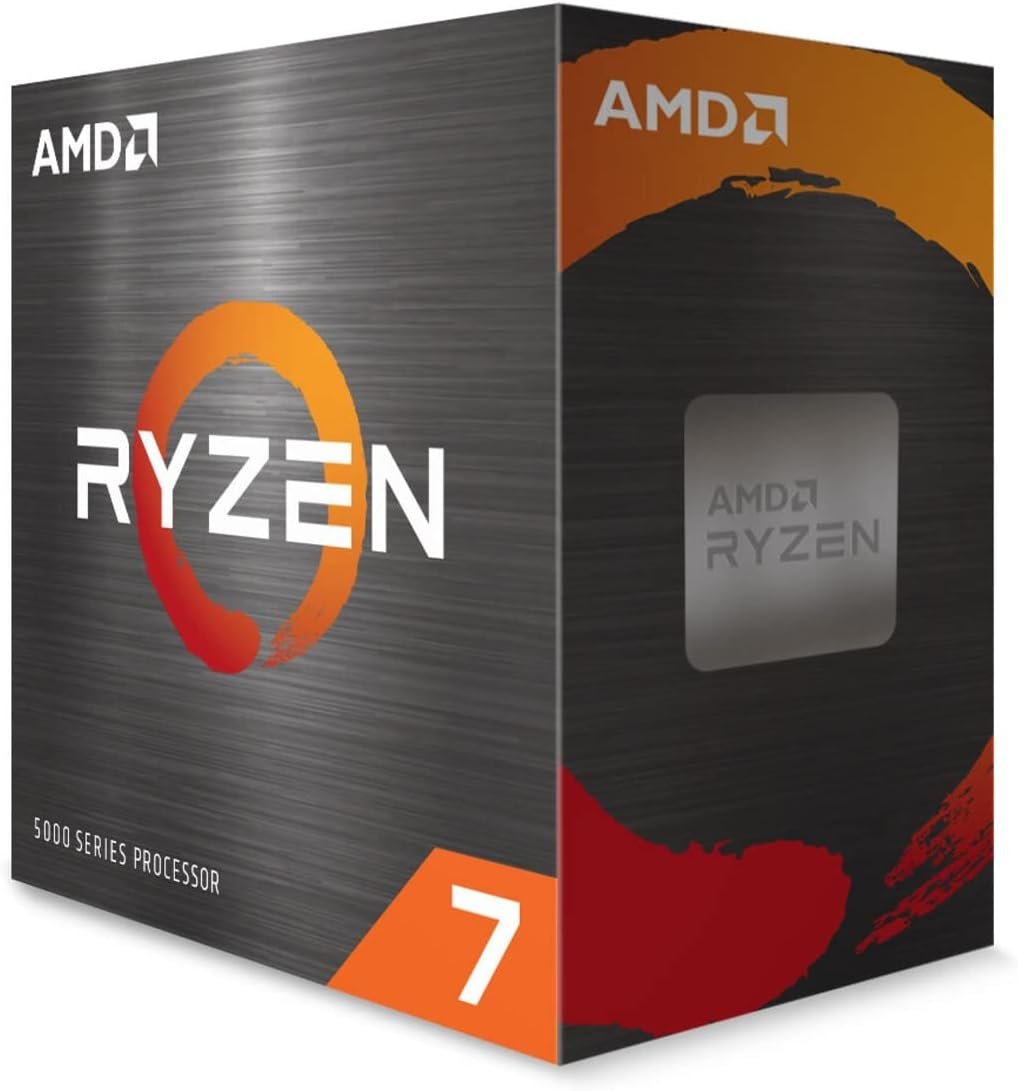 Processeur AMD Ryzen 7 5700X – 8 cœurs / 16 threads, TDP 65 W, socket AM4, cache 36 Mo, fréquence Boost jusqu’à 4,6 GHz, sans ventilateur inclus.