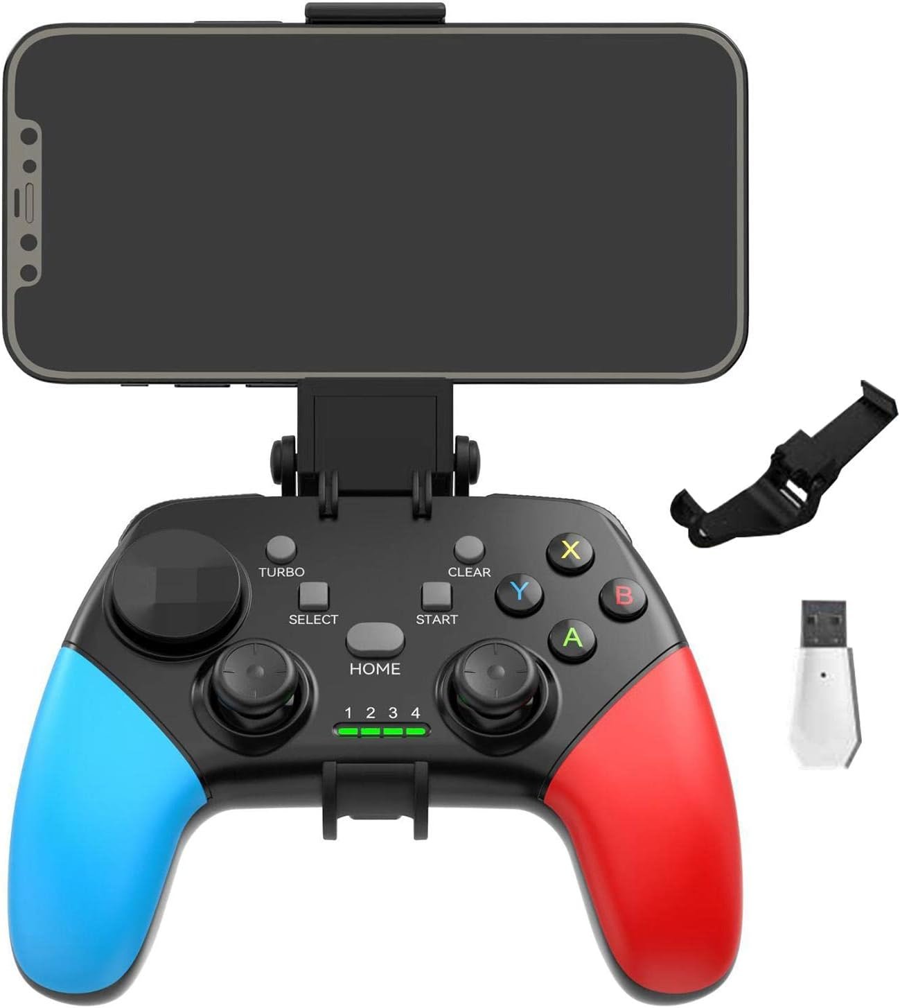 NICERAM Jeu Mobile, Fonctionnement Longue Distance du Joystick Jeu, Gamepad Controller Jeu pour Téléphone Portable pour, PC Windows, Smart TV video game