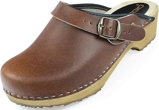 Sabots Femme en Bois et Cuir – Sabots Confortables