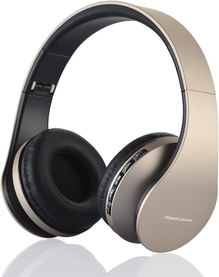 Casque Bluetooth sans Fil avec Micro intégré - Hi-FI Stereo – Micro SD/TF, FM Radio – Casque Pliables – pour iPhone/Android/iPad/Ordinateurs Portables