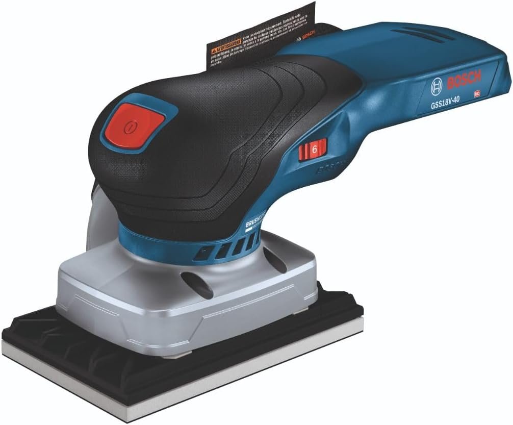 BOSCH GSS18V-40N 18V Brushless Sheet Orbital Finishing Sander (Bare Tool)