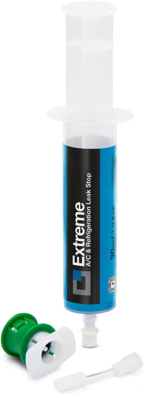 Extreme – 30 ML, Stop-Fuites pour Systèmes de Climatisation de Vehicules avec Gaz Réfrigérant R1234yf, Contient Adaptateur pour Vanne de Charge coté Basse Pression R1234yf