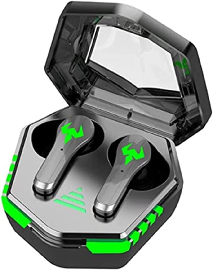 Écouteurs Bluetooth sans Fil, N35 Écouteurs à Faible Latence Gaming sans Fil 5.2 Écouteurs binauraux