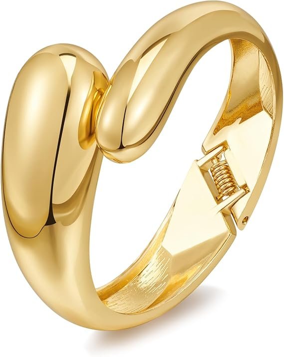 Bracelet Doré Ajustable à Fermeture