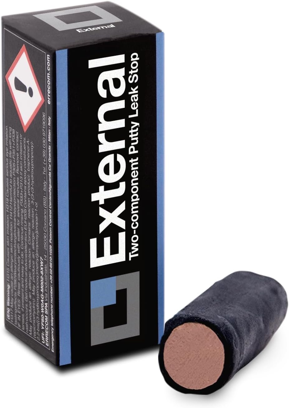 External, Turafalle Utilisation Extérieure en Pâte à deux Composants pour Systèmes de Climatisation et de Réfrigération, Idéal pour les Interventions Urgentes, Evite l'Arrêt de l'Installation,