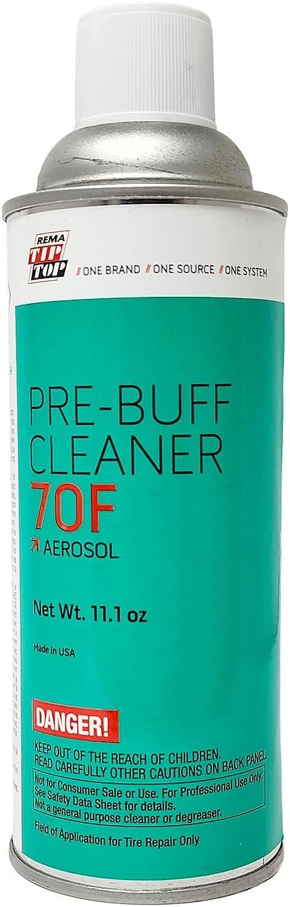 Rema Tip Top 70F Pre-Buff Tire Innerliner Buffing Solution in 16 oz Aerosol Spray Can - Flammable - CFC Free
