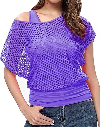 2 Pièces en Résille - Violet