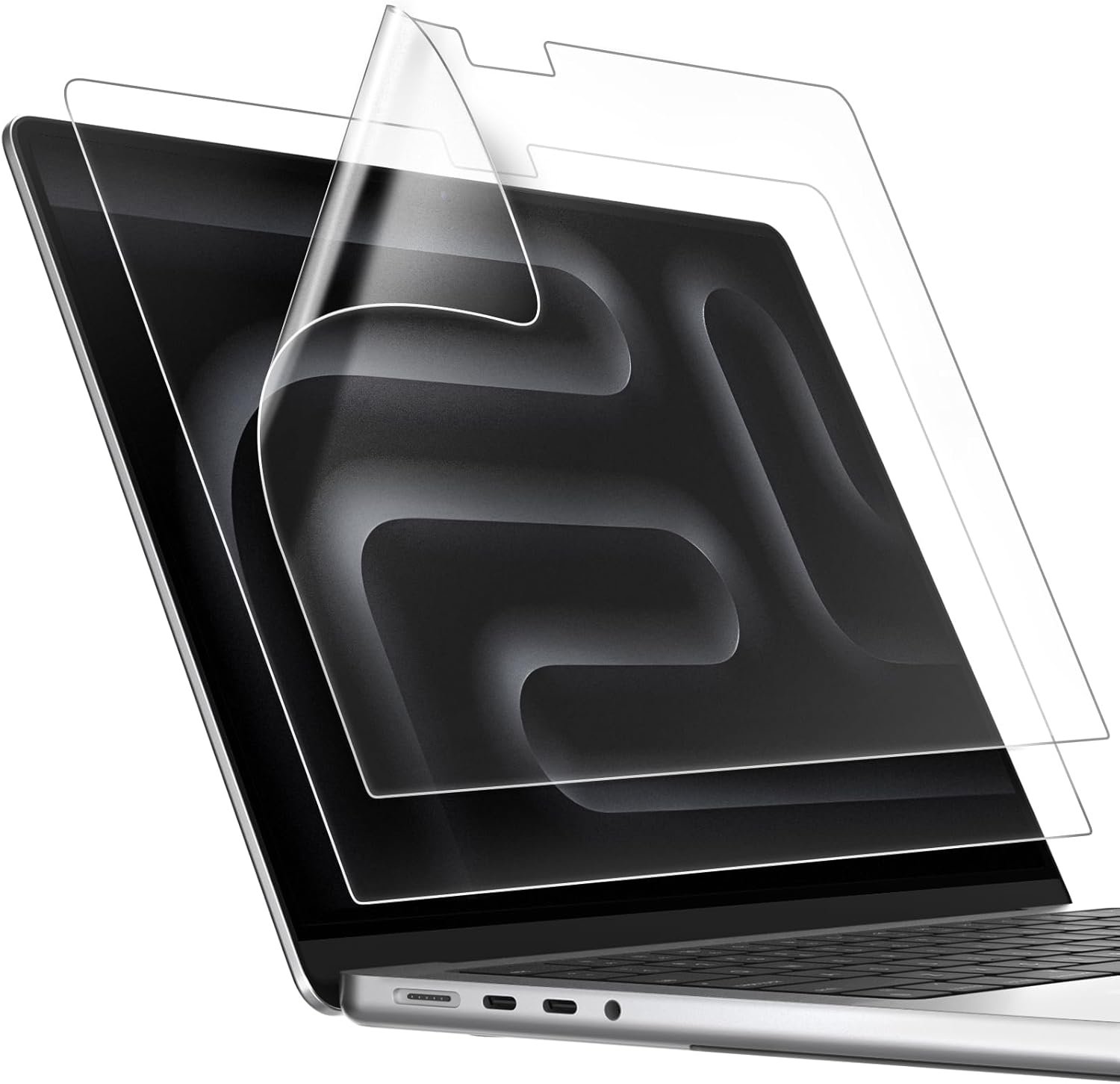 Protection D'écran pour MacBook Pro 14 Pouces (M1-M5, 2021-2026), Film Antireflet Mat, Anti-Empreintes Digitales, Lot de 2