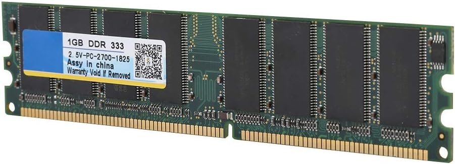 Composants Informatiques, Mémoire RAM de Bureau Entièrement Compatible 1G DDR 333MHZ 2.5V 184Pin