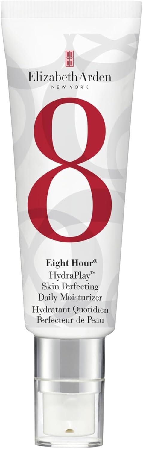 Eight Hour® HydraPlay™ Hydratant Quotidien Perfecteur de Peau, hydrate, illumine, régule l’excès de sébum, resserre les pores, prépare et sublime la peau. Soin 8-en-1, vegan, 45ML