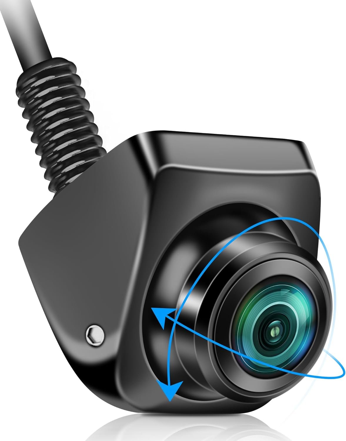 Caméra Recul Voiture AHD 1080P: 8 Modes Sélectionnables en One-Key 360° Rotation, OEM-Look, Discrète, Plug-Play, Grand Angle 170°, Vision Nocturne, IP69 Étanche, NTSC Universel pour SUV Camion