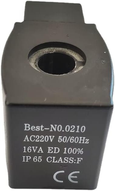 Bobine d'Electrovanne de Réfrigération Best-NO.0210, 5 Pièces, tout en Cuivre, Ouverture de Bobine 13mm Hauteur 43
