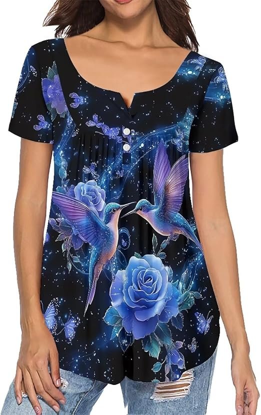 Colibri Rose Bleue